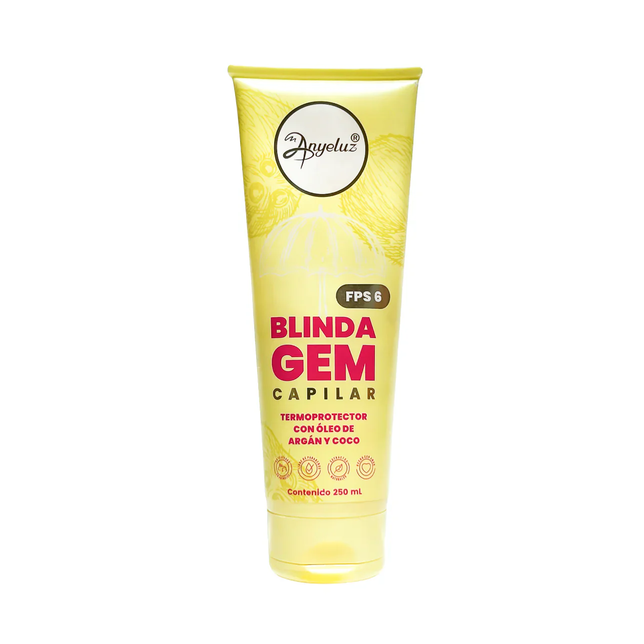 Termoprotector con oleo de argan y coco Blindagem Anyeluz