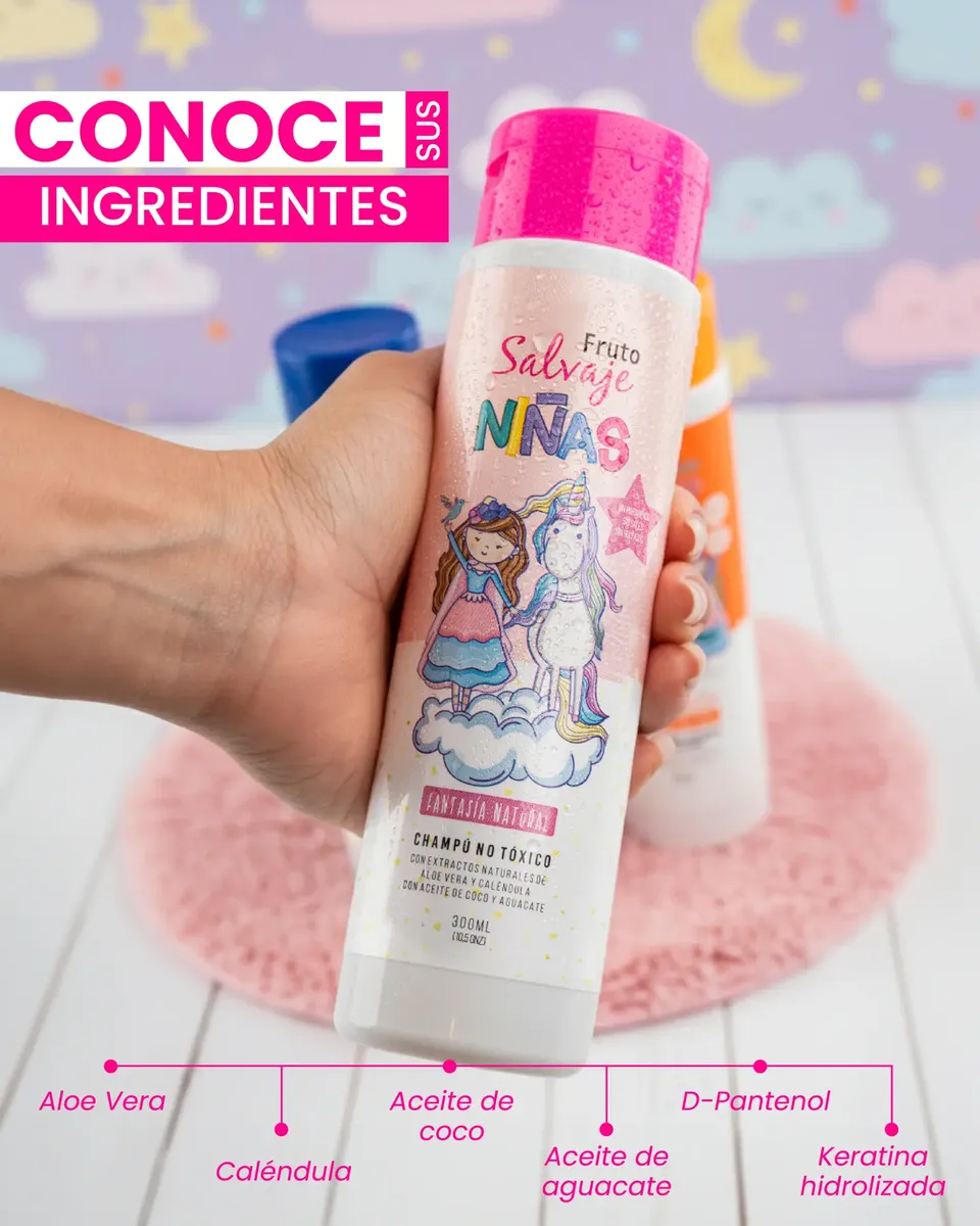 Shampoo fantasía natural niñas Fruto Salvaje - Image 4