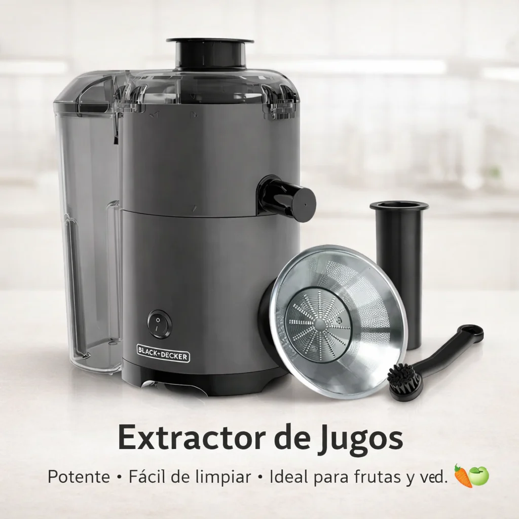 Extractor de jugos Black+Decker