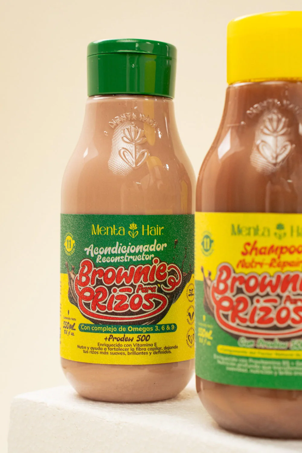Acondicionador Brownie Para Rizos X550ml Menta Hair - Image 4