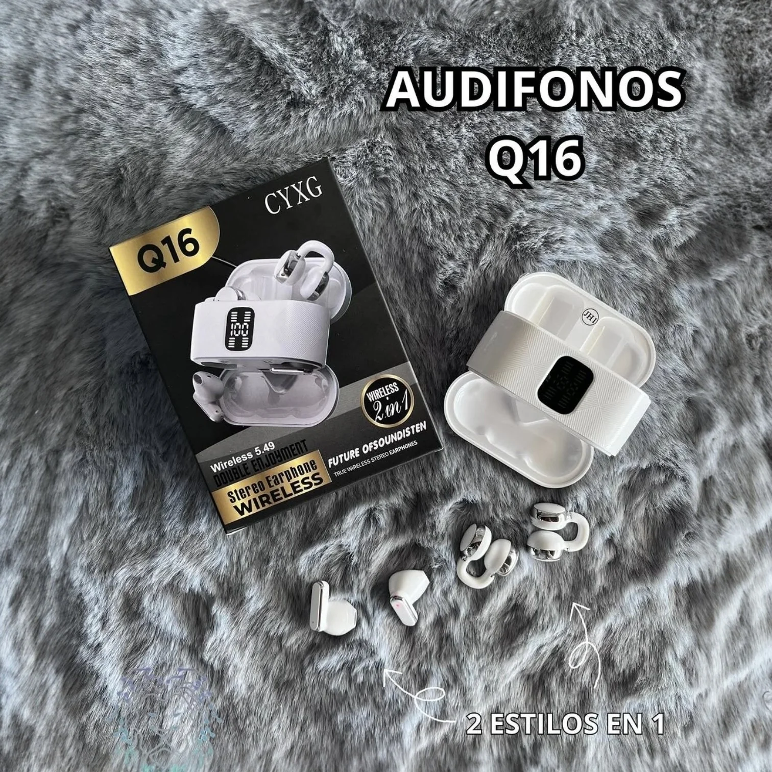 AUDIFONOS Q16 CYXG 2 EN 1