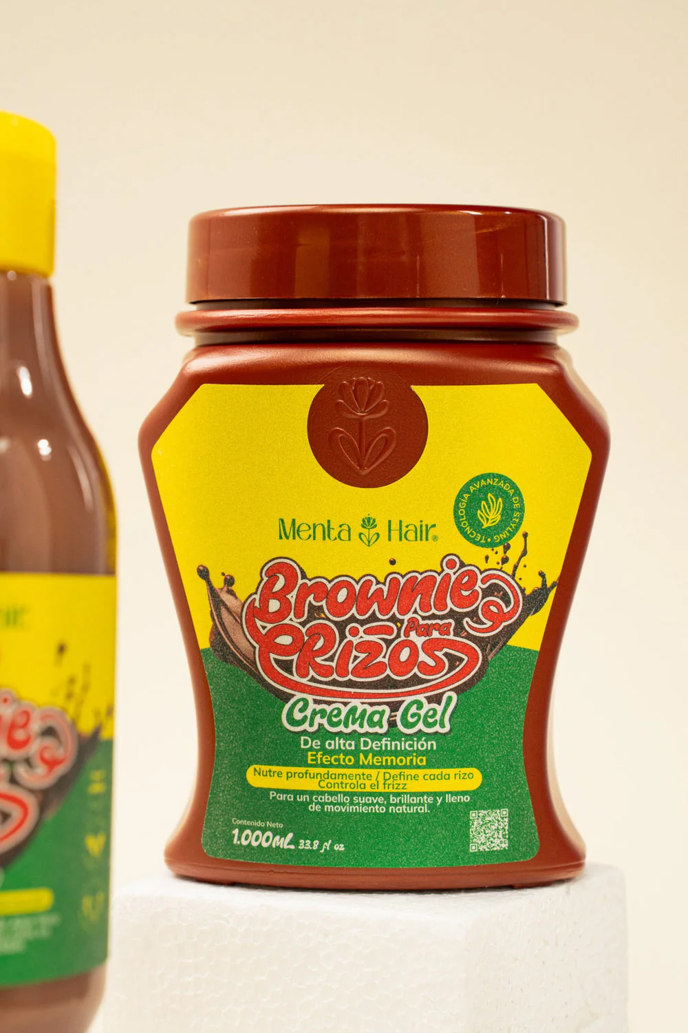 Brownie Para Rizos Crema gel X1.000ml Menta Hair - Image 3