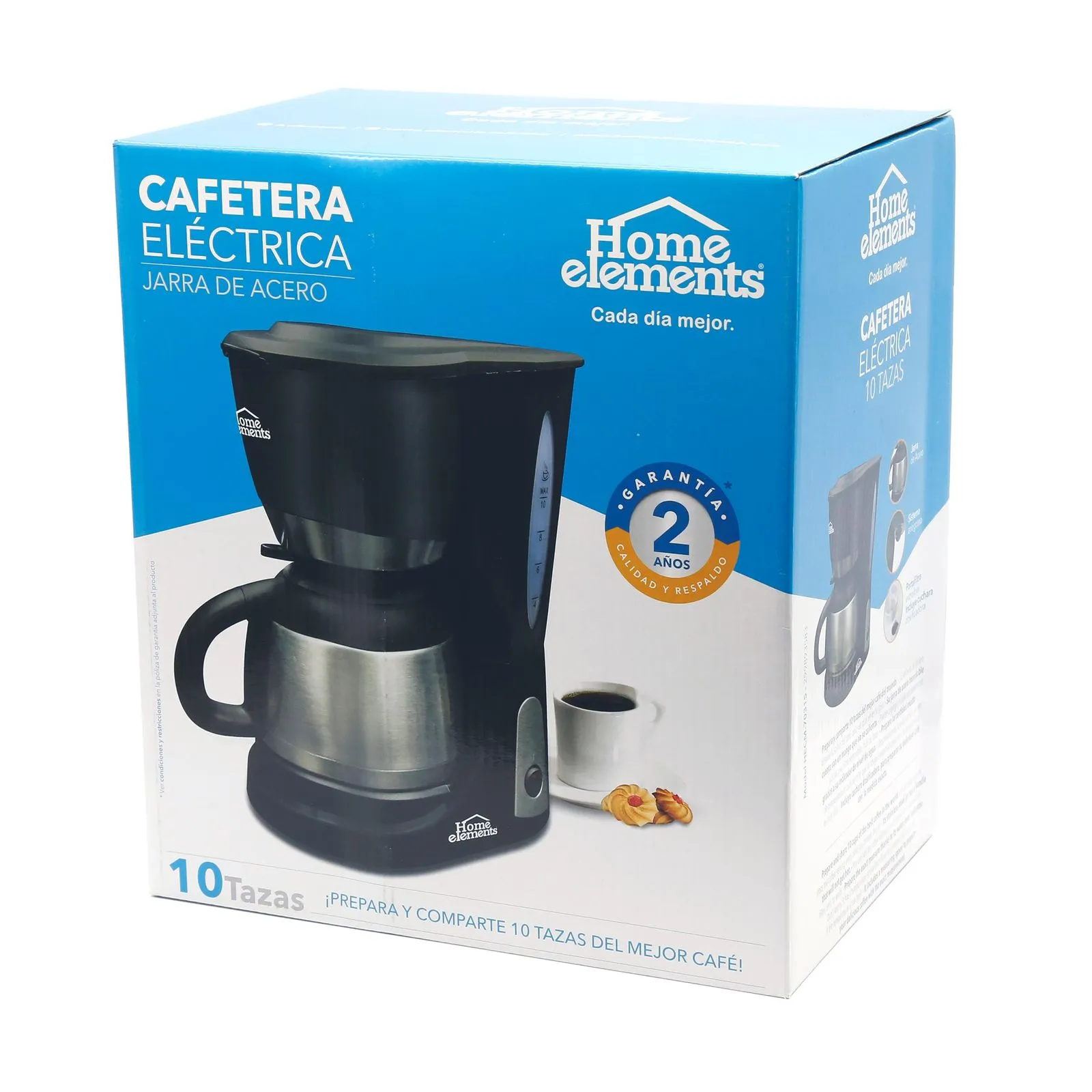 Cafetera Electrica 10 Tazas Home Elements - Image 3