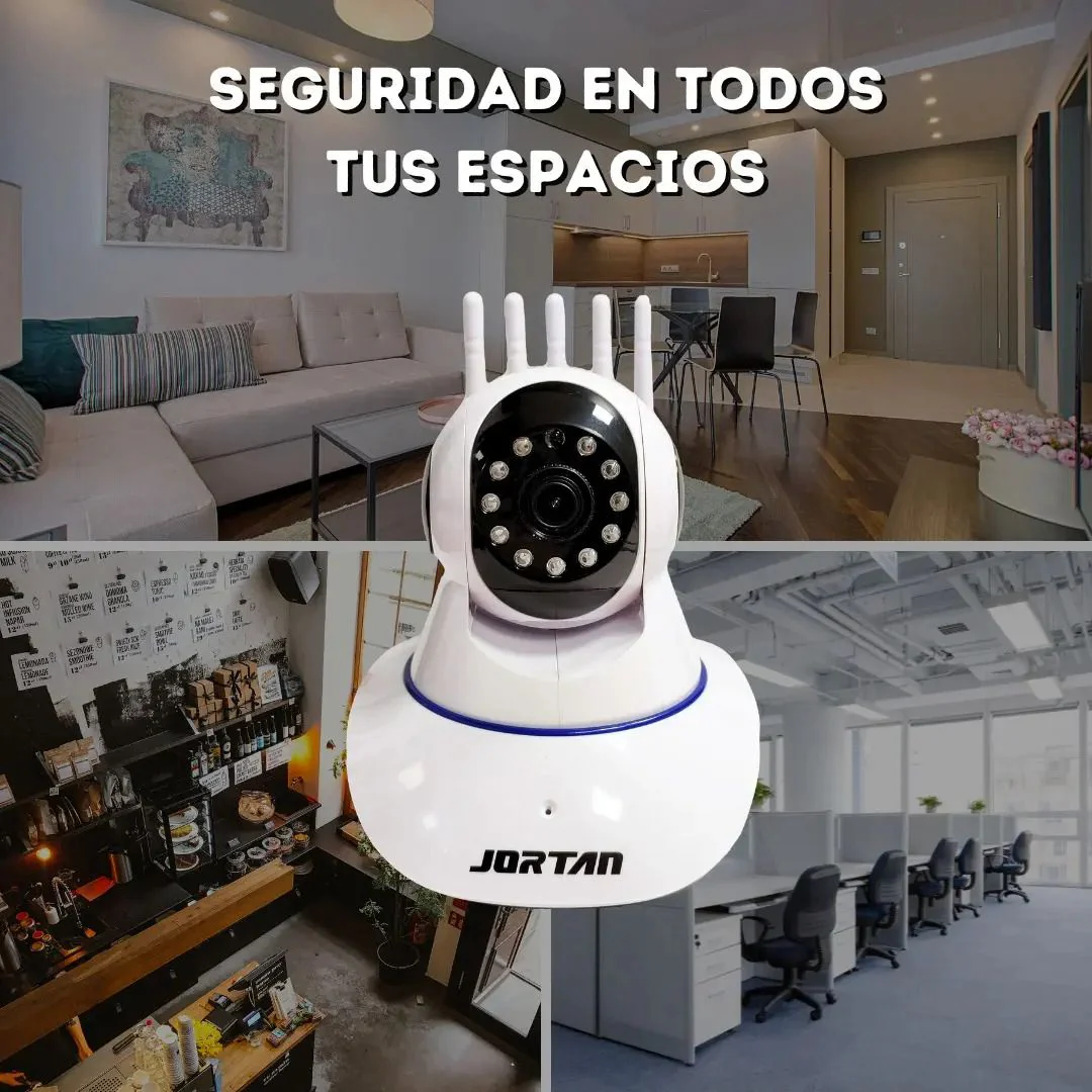 CAMARA DE SEGURIDAD IP WIFI INALAMBRICA HD 360 ° PANORAMICA JORTAN - Image 3