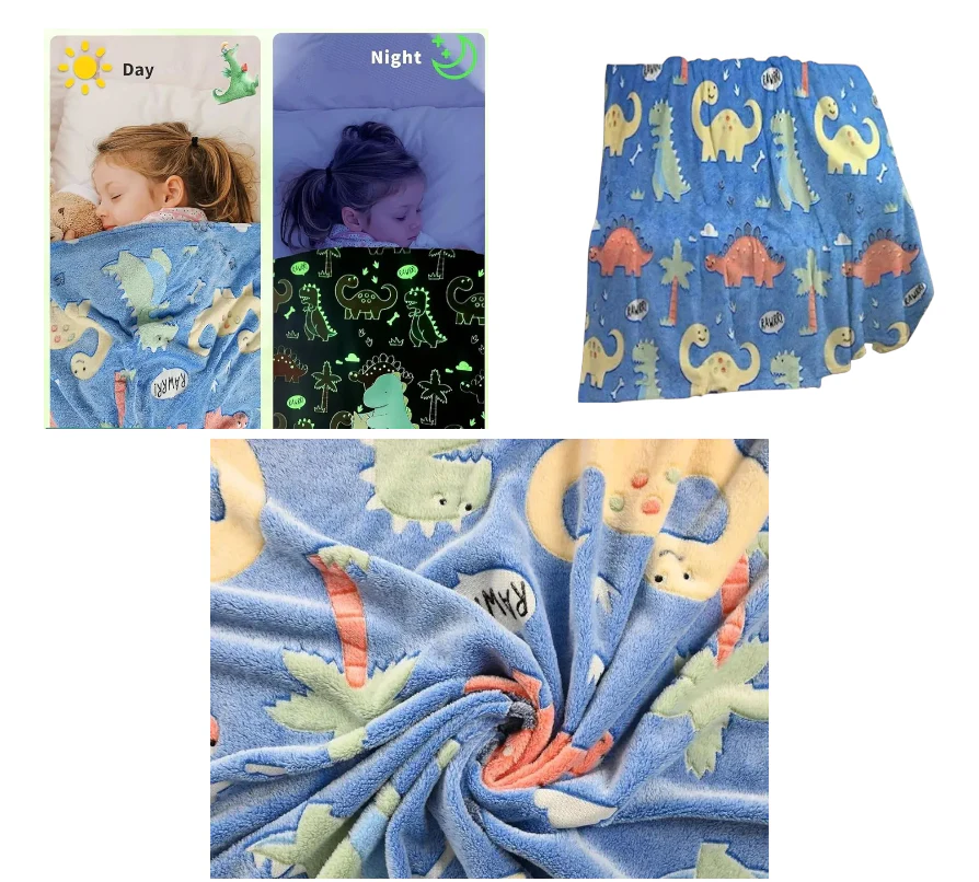 Cobijas que alumbran en la oscuridad ⭐🦕 - Image 4