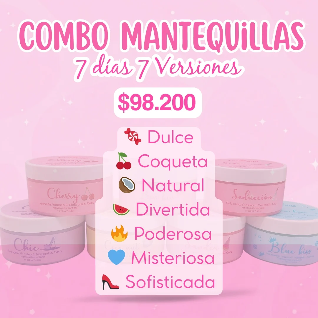 Combo Mantequillas 7 dìas 7 Versiones - Image 3