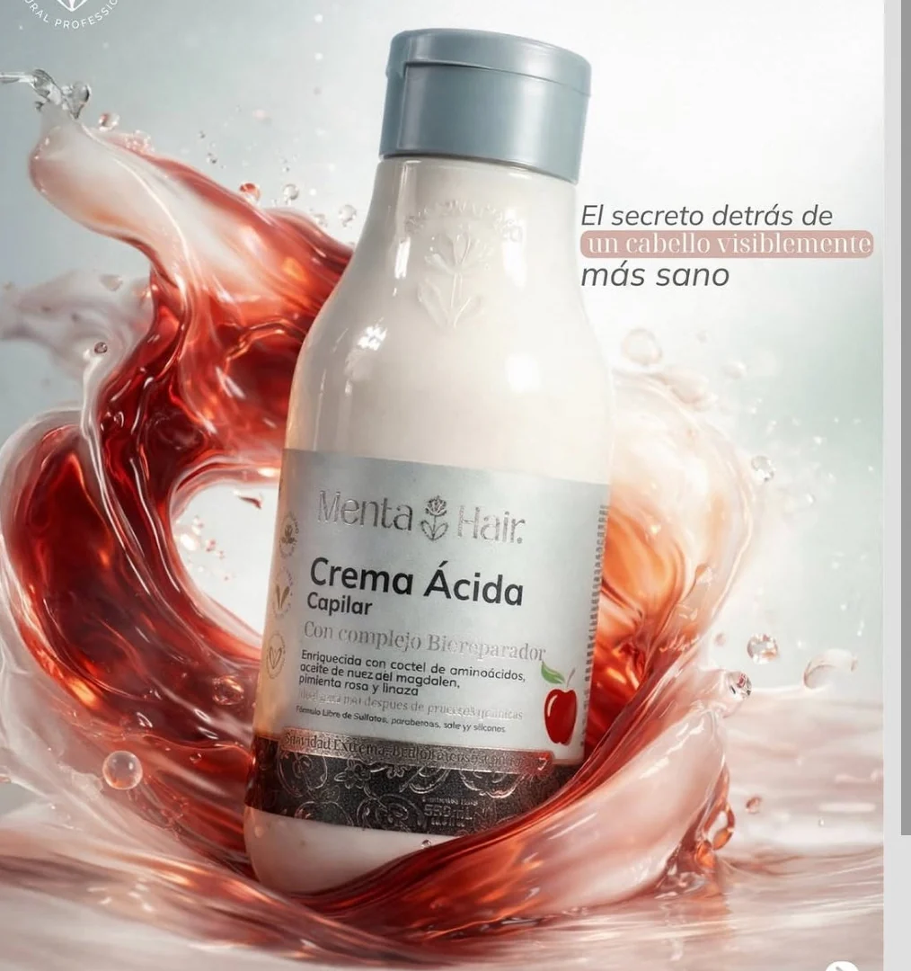 MENTA HAIR CREMA ACIDA CAPILAR X 550ML Menta Hair - Image 3