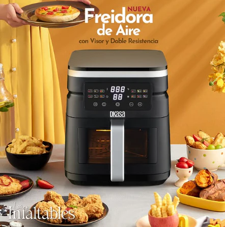 FREIDORA DE AIRE CON VISOR 7L DKASA - Image 2