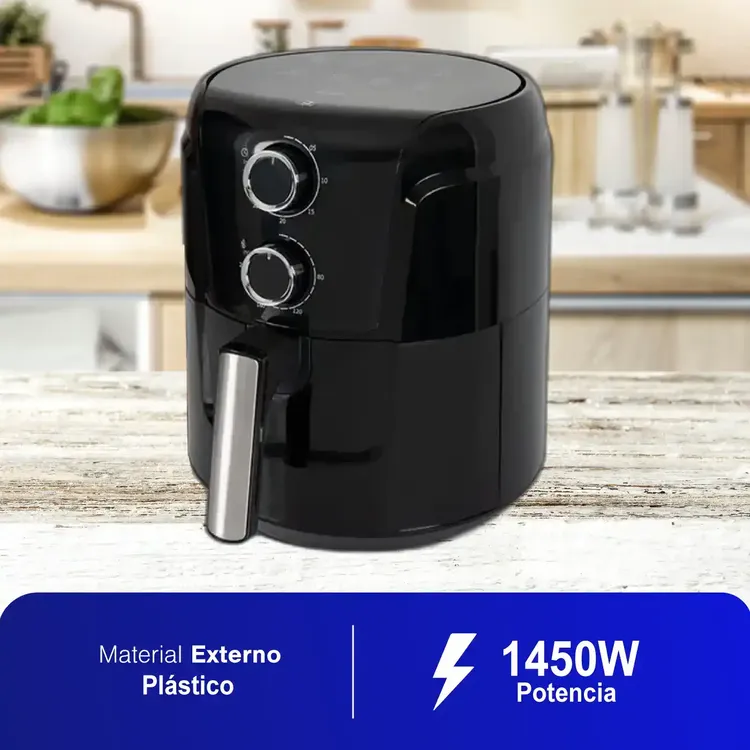 Freidora de Aire 4.5L K-MAF45 Negro Kalley - Image 5