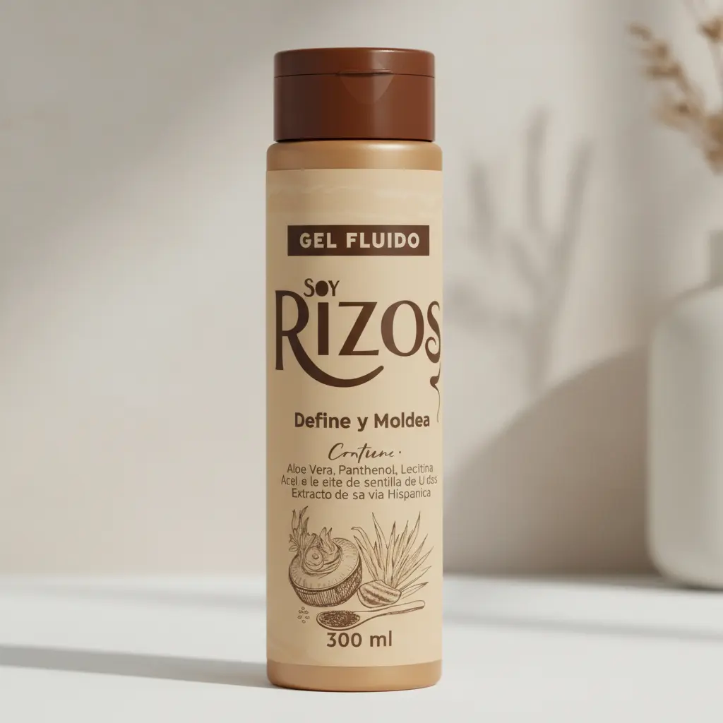 Gel Fluido – Rizos definidos, largos y radiantes 300 ML soy rizos - Image 4