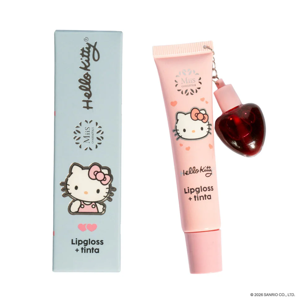 Glos + tinta hallo Kitty mis cosmétics