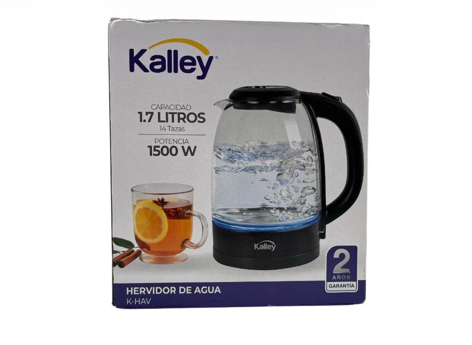 Hervidor de agua de vidrio 1.7 L Kalley - Image 4