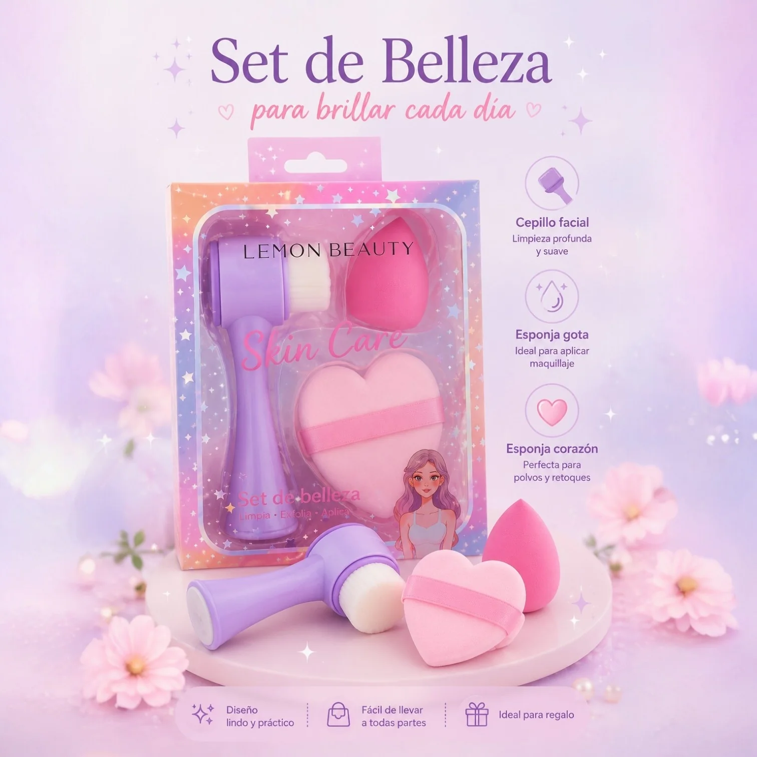 KIT 3 EN 1 SKIN CARE TIME