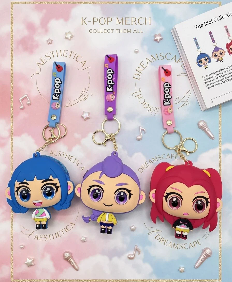 LLAVERO DE SILICONA GUERRERAS K-POP - Image 2