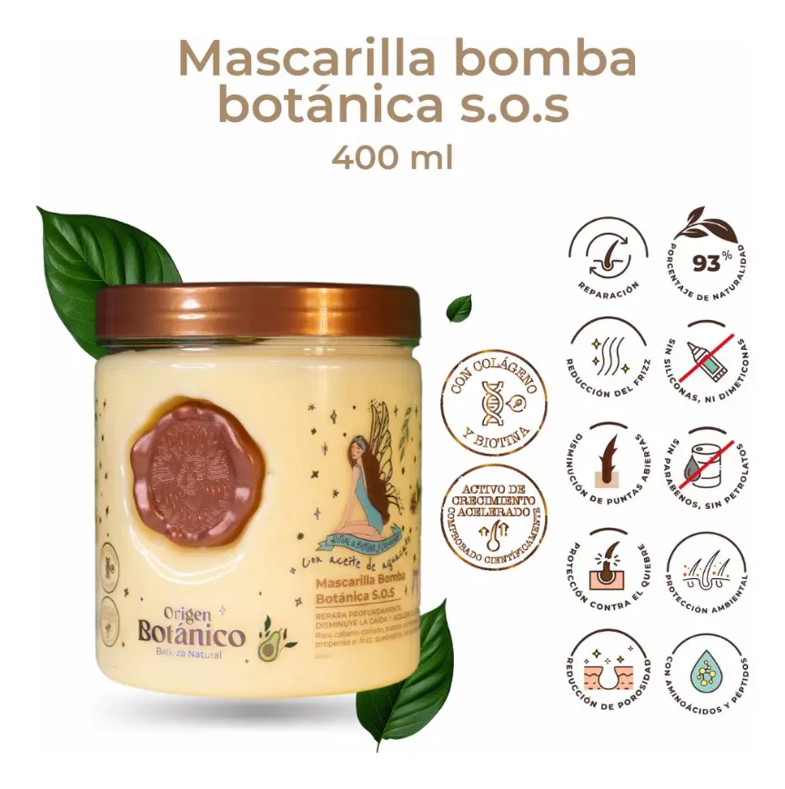Mascarilla Bomba SOS ritual botanico - Image 3