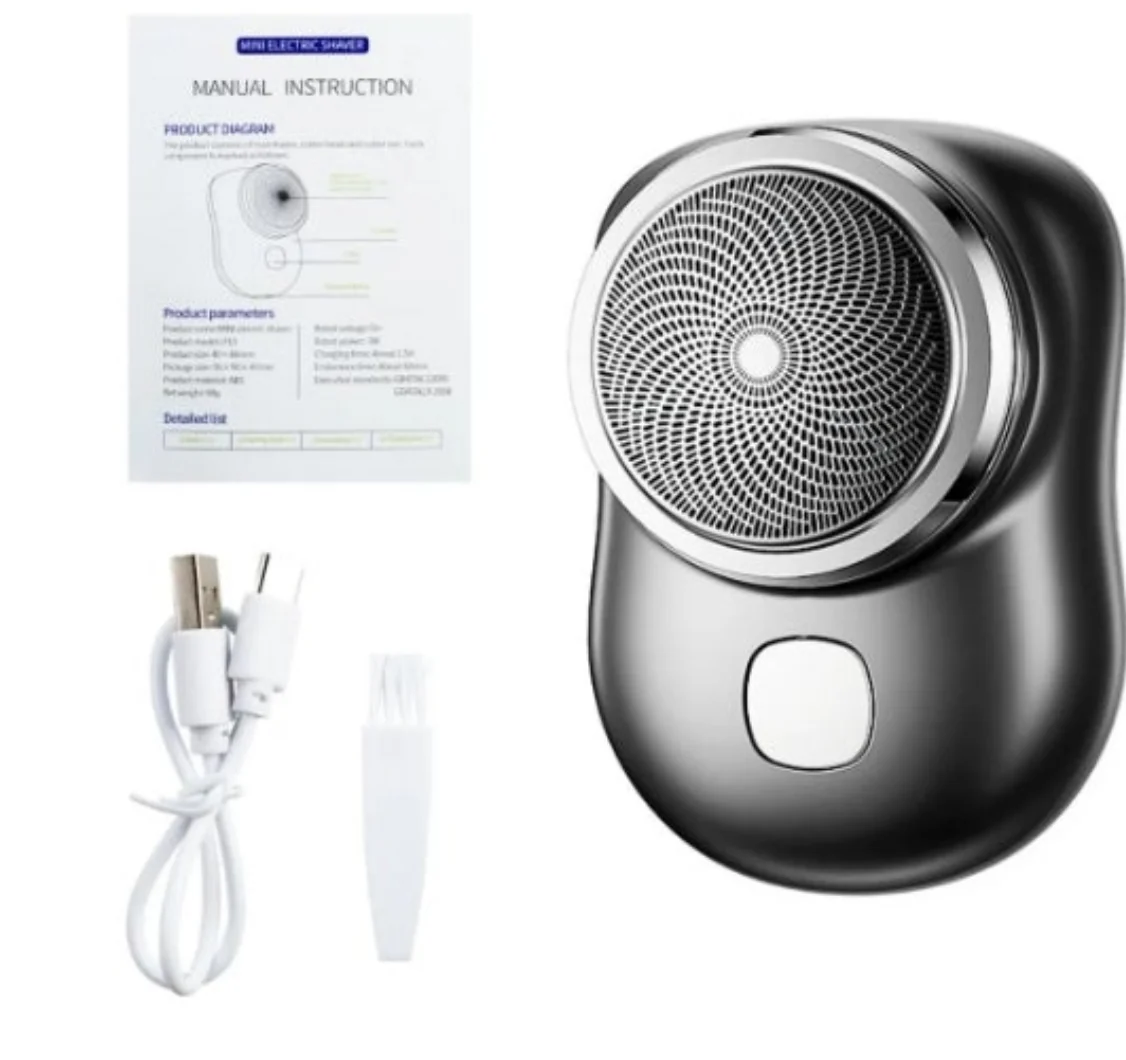 Mini Shaver", afeitadora eléctrica portátil.