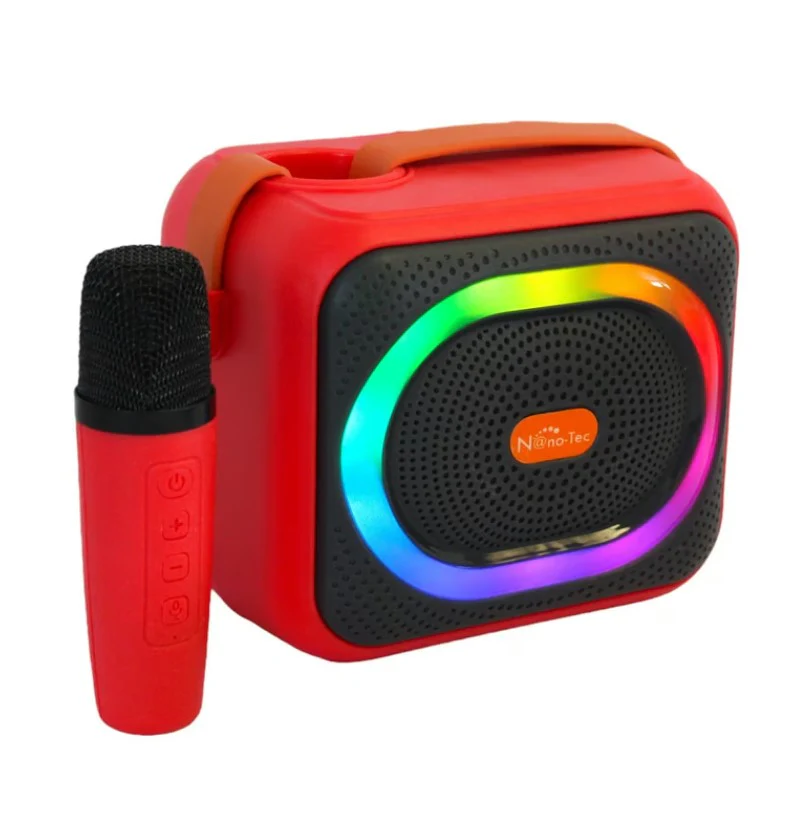 Parlante Bluetooth Portatil Con Microfono Y Luces RGB - Image 3