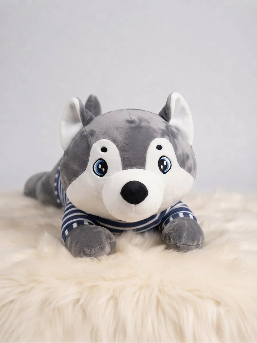 PELUCHE CON COBIJA HUSKY CON SUETER - Image 2
