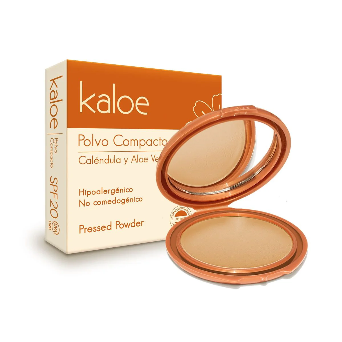 POLVO COMPACTO KALOE DE  CALENDULA Y ALOE VERA  ANA MARIA - Image 2