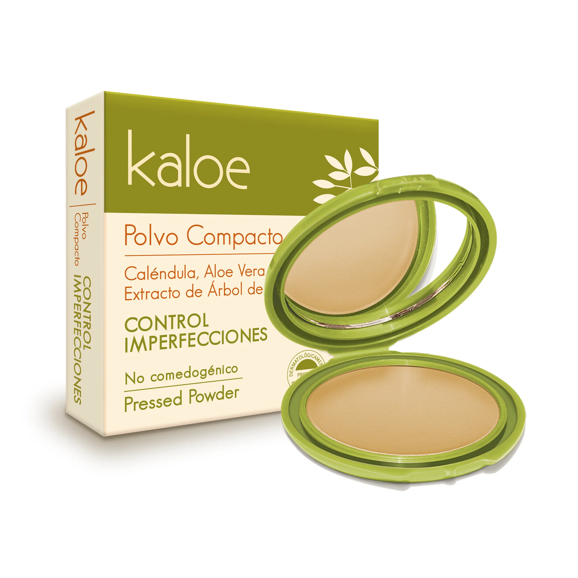 POLVO COMPACTO CONTROL IMPERFECION KALOE  ESTRACTO DE ARBOL DE TĖ  ANA MARÍA - Image 2