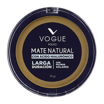 POLVO COMPACTO MATE NATURAL VOGUE