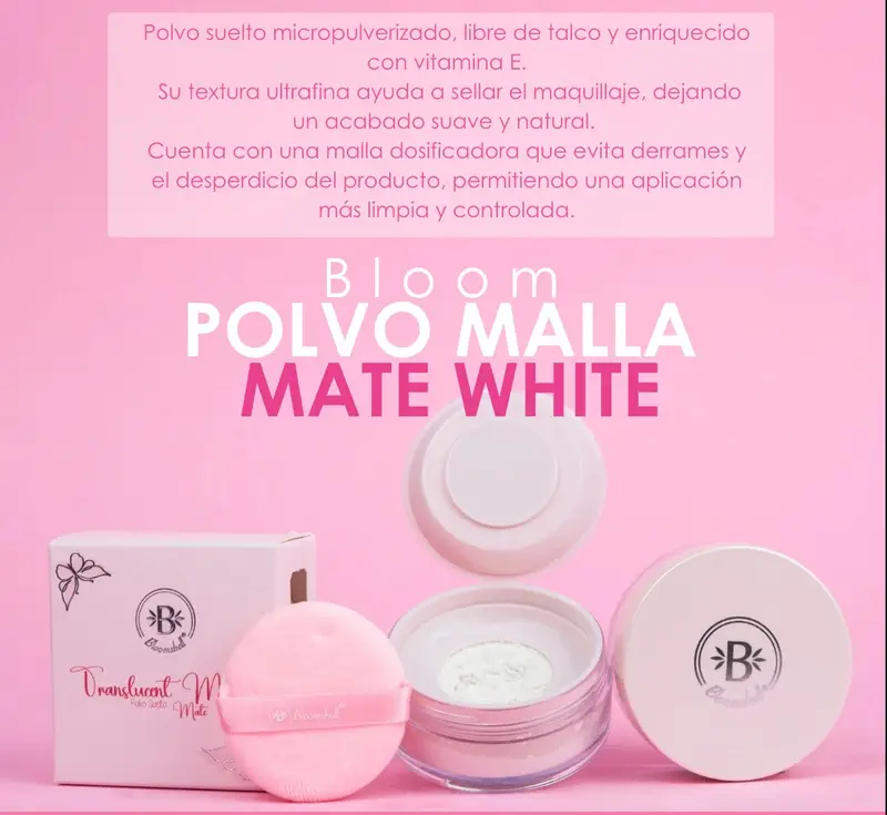 Traslucent Mini Matte Polvo Suelto bloomshell - Image 4