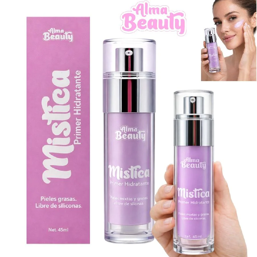 PRIMER FACIAL HIDRATANTE MISTICA PIELES GRASAS 45ML ALMA BEAUTY