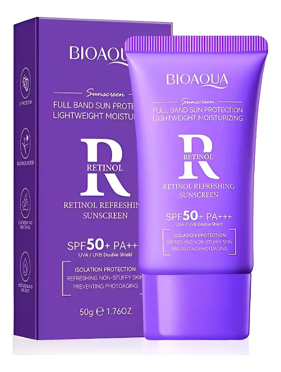 Protector Solar Con Retinol Spf50 50g Bioaqua - Image 3