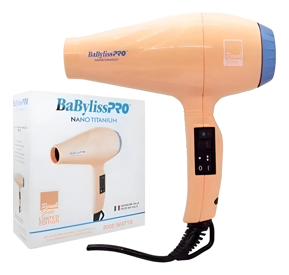 Secador Babyliss Profesional Nano Titanium