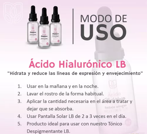 Sérum de ácido hialurónico LB SAS - Image 2
