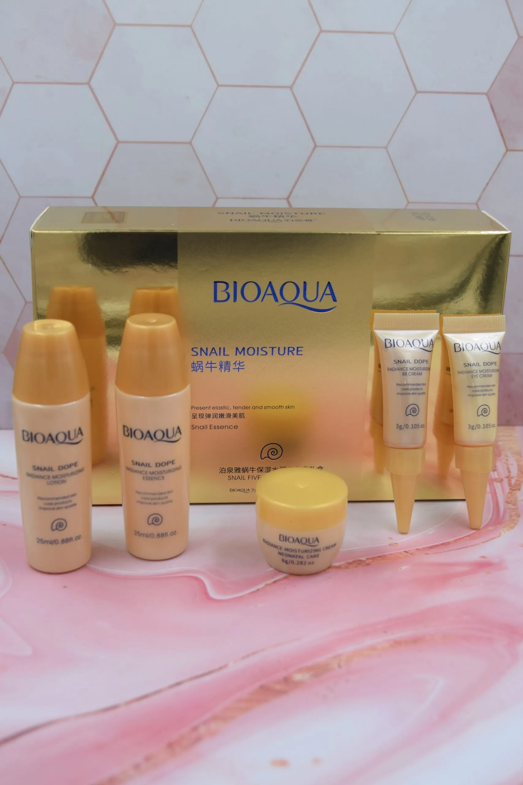 SET FACIAL MiNi SNAIL MOISTURE BIOAQUA