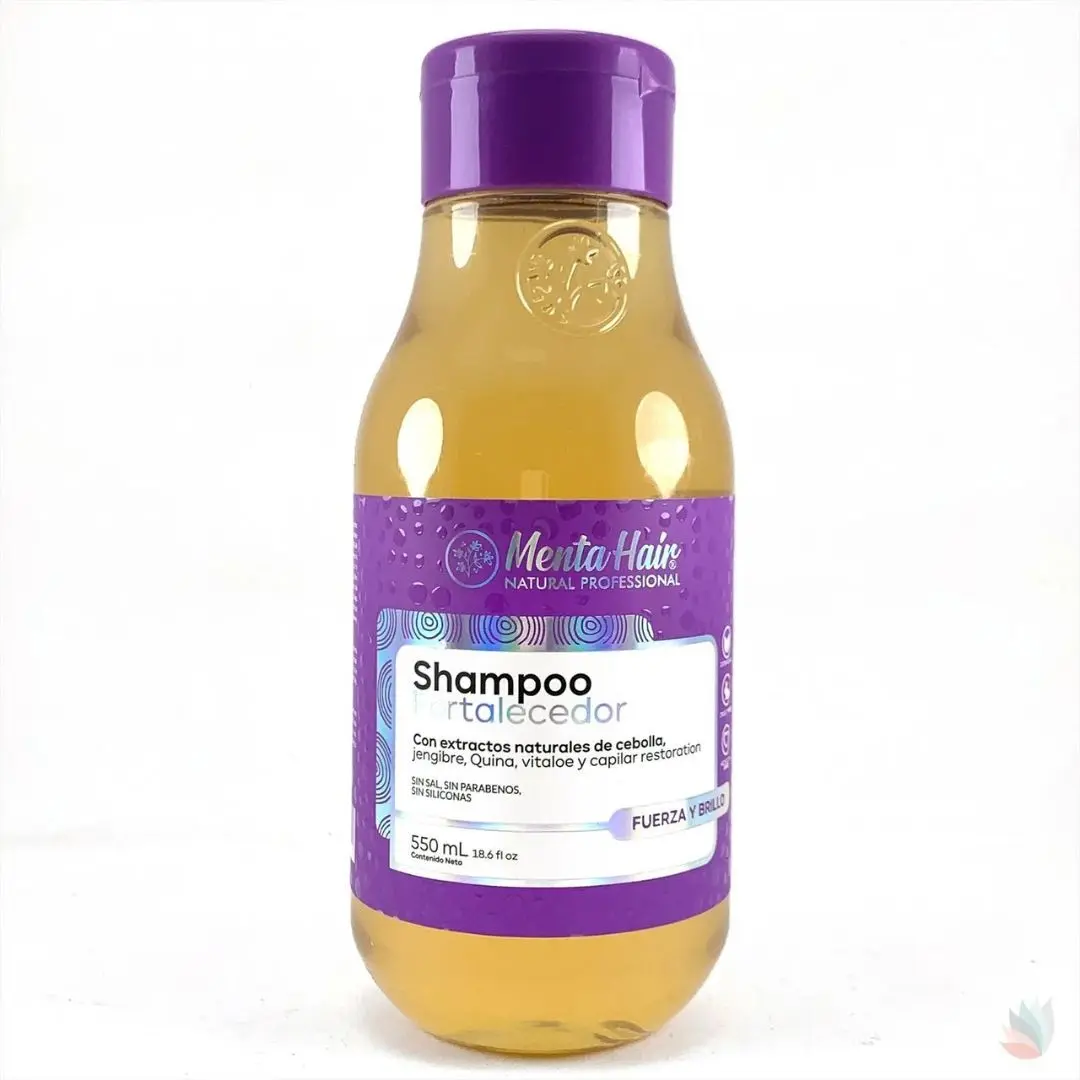 Shampoo Cebolla, Jengibre Y Ajo 550 ml  Menta Hair