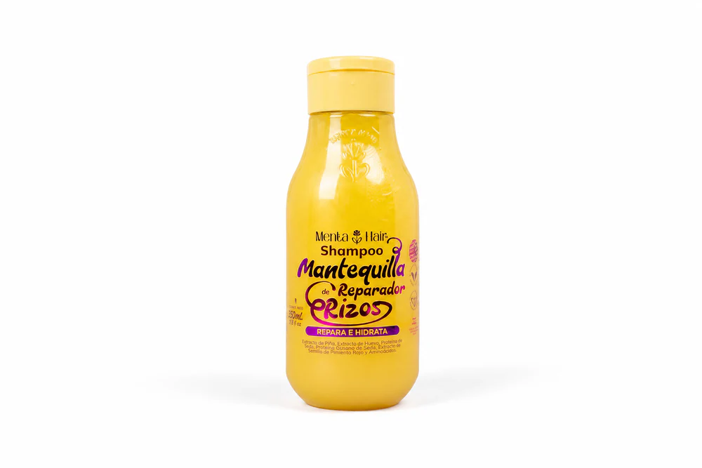 Shampoo Mantequilla Reparador de Rizos X550ml Menta Hair