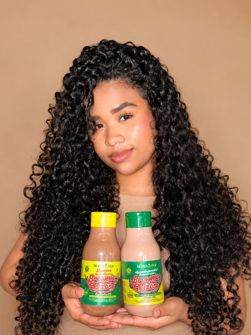 Shampoo Nutri-Repair Brownie para Rizos X550ml Menta Hair - Image 4