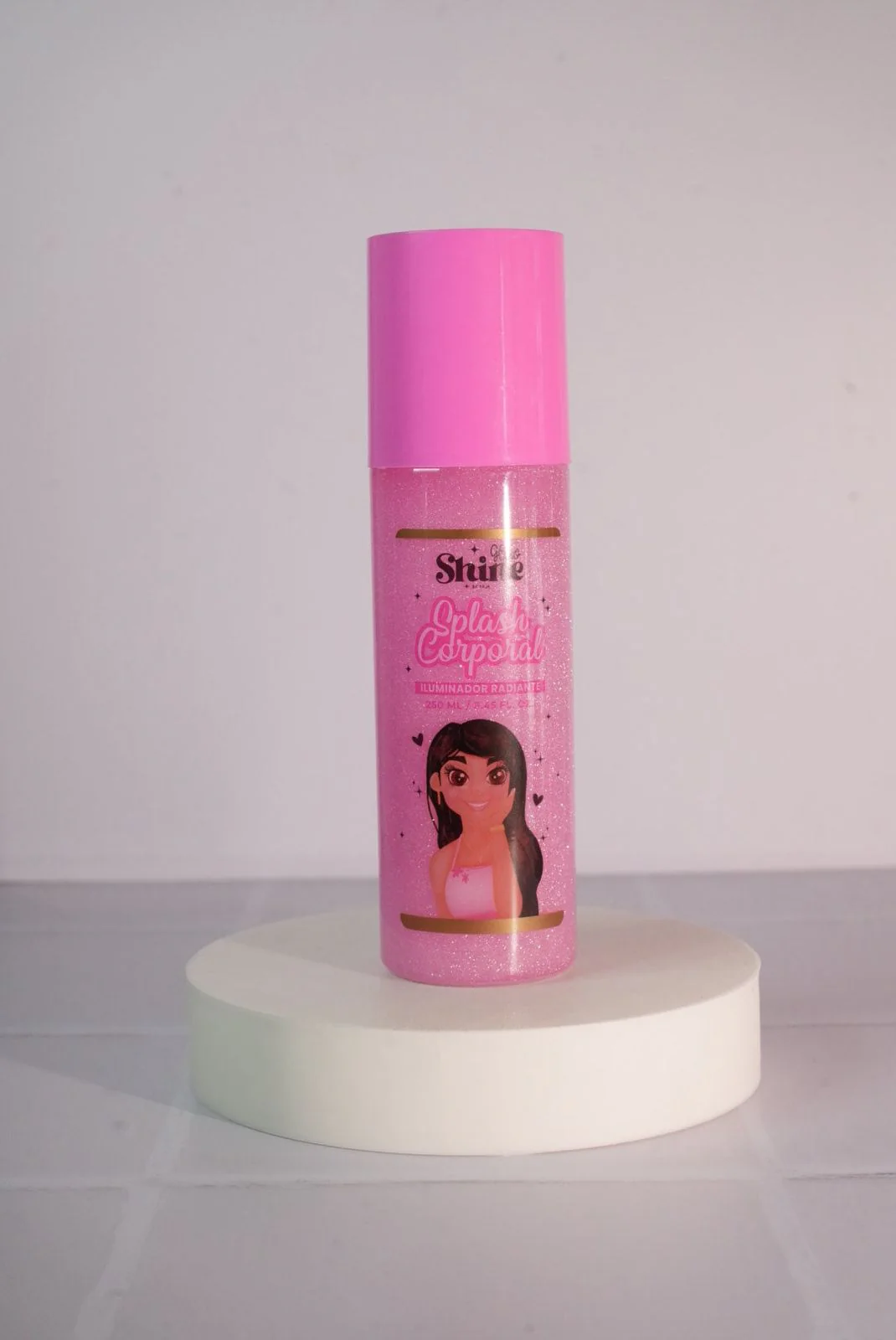 SPLASH CORPORAL ROSADO  250 ML GLOW SHINE BY YAJA - Image 4