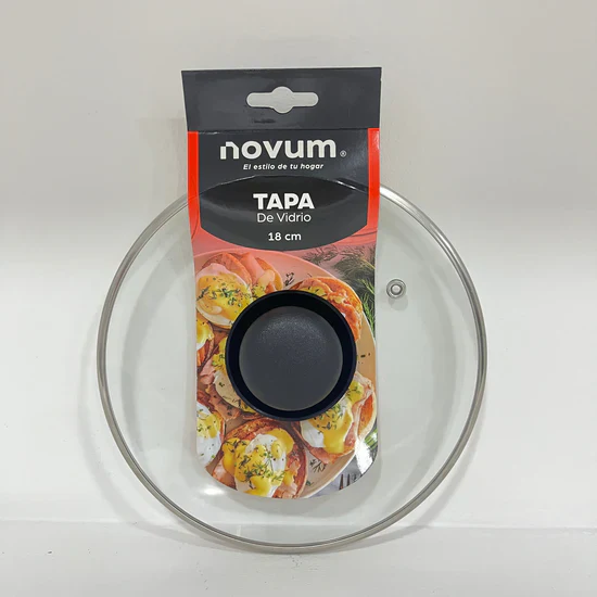 Tapa de Vidrio Novum 18cm