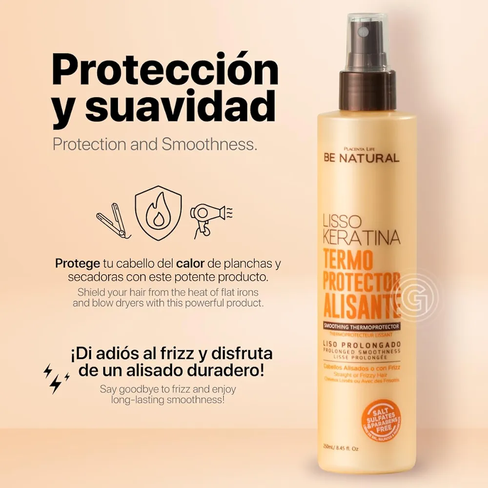 Termo protector alisante Be Natural - Image 3