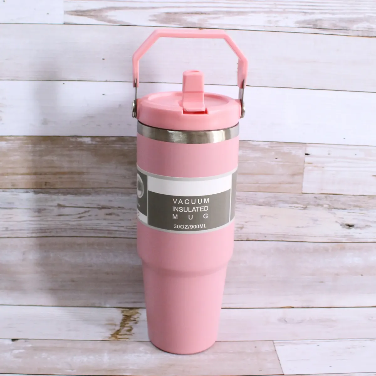 Termo Térmico k16-4  Acero Inoxidable Con Manija 900ml Color Rosa - Image 2