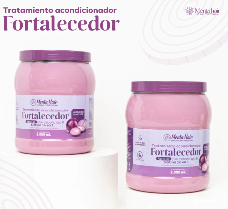 Tratamiento Acondicionador Fortalecedor nutrioil con cebolla ajo y biotina 16 en 1 - X2.000ml - Image 2