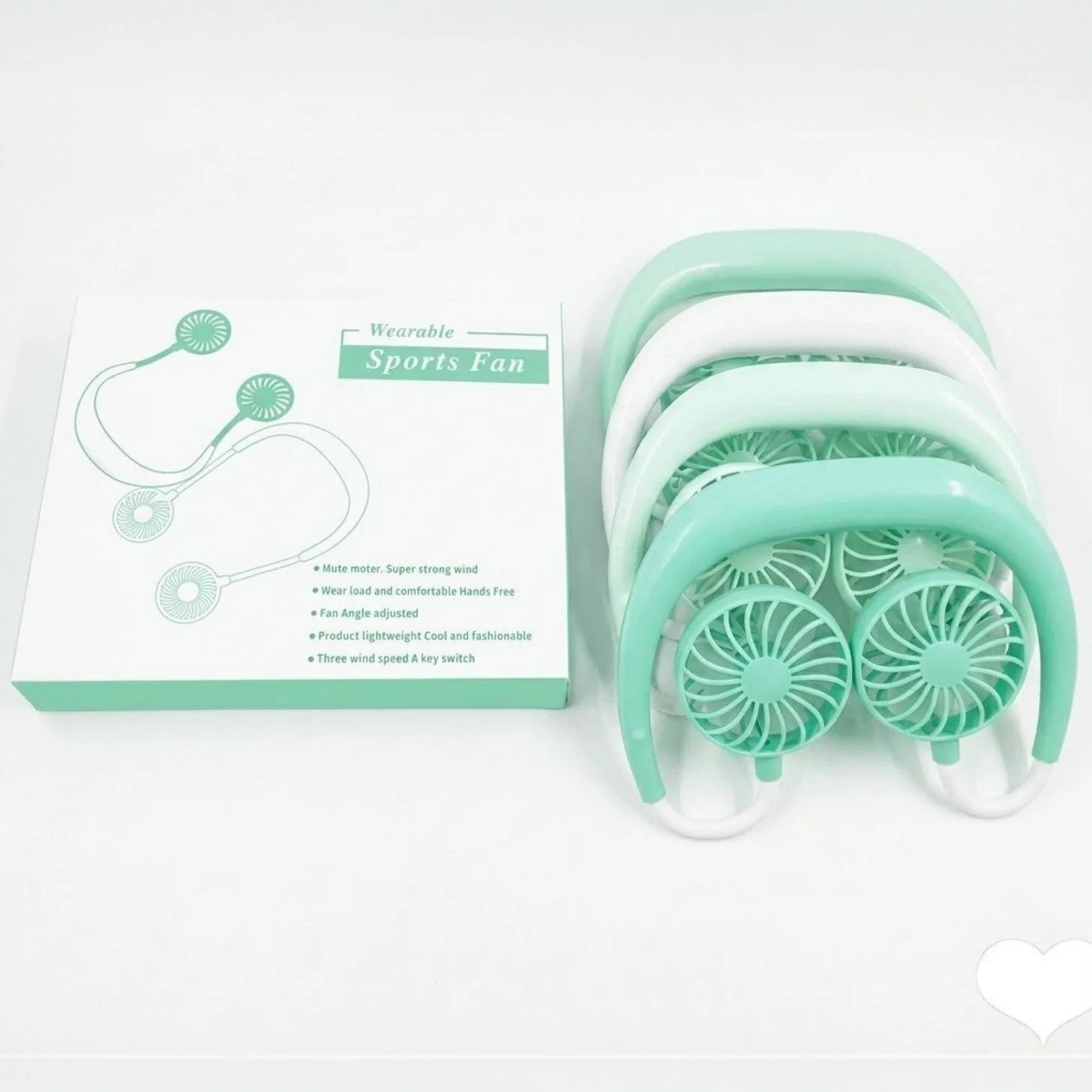 VENTILADOR DE CUELLO WEARABLE SPORTS FAN TC589 ZY-A1 - Image 3